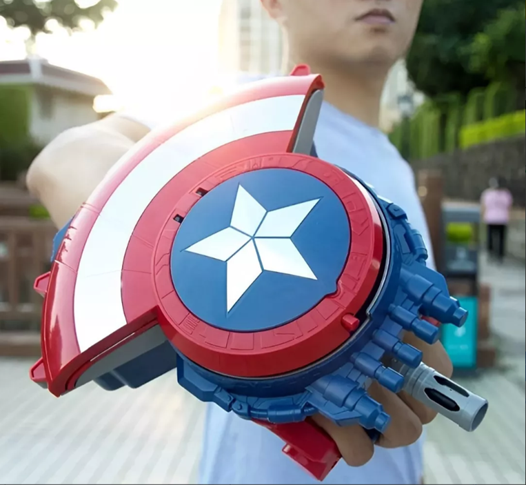 Escudo Capitan America Lanzador Bola Hid