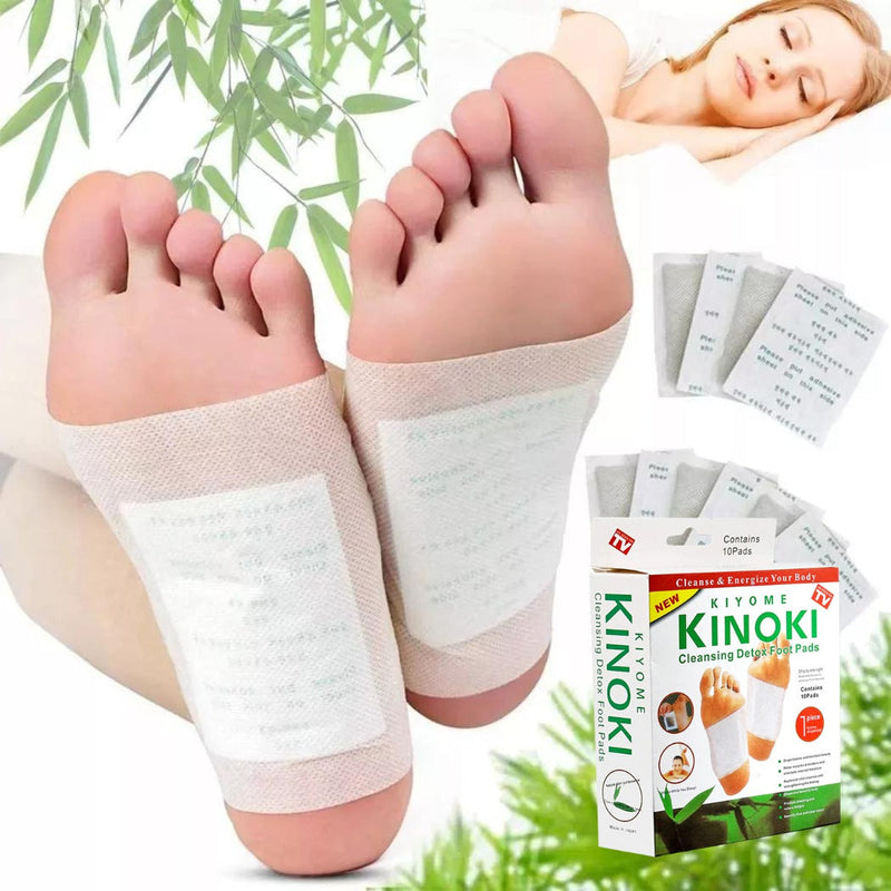 Parches Detox Kinoki Para Pies Caja X 10