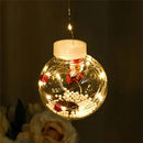 BOLAS DE NAVIDAD CON LUCES Y FIGURAS